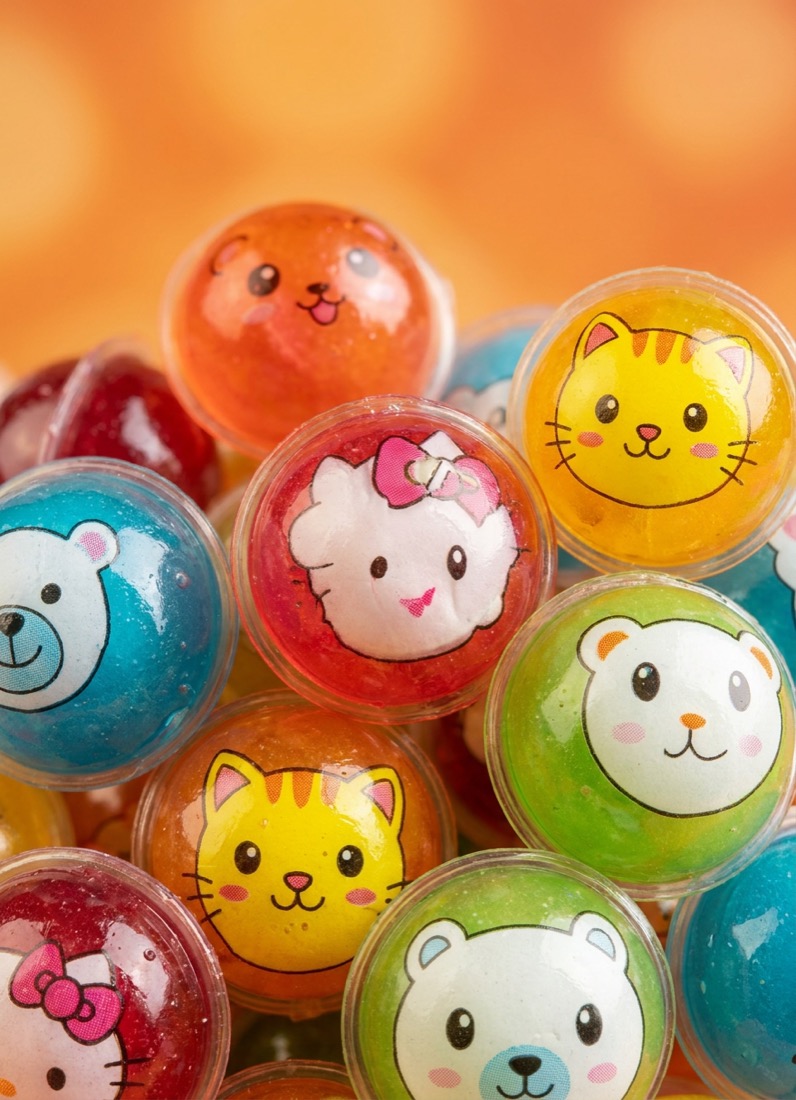 Bolitas 3D con caritas
